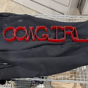 Red 'COWGIRL' Design